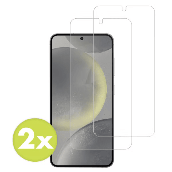 Accezz Gehard Glas Screenprotector 2-pack voor de Samsung Galaxy S25 / S24