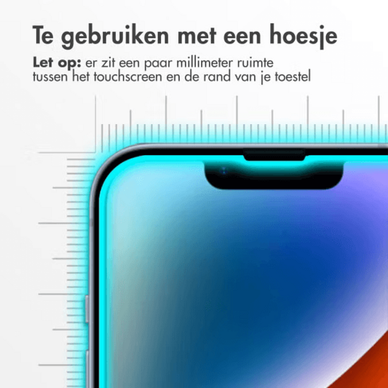 Accezz Gehard Glas Screenprotector 2-pack voor de iPhone 13 / 13 Pro / 14 / 16e