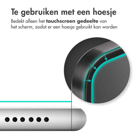 Accezz Gehard Glas Screenprotector 2-pack voor de iPhone 13 / 13 Pro / 14 / 16e