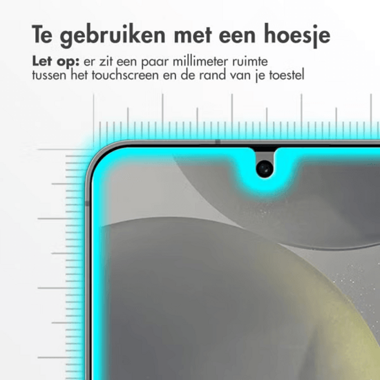 Accezz Gehard Glas Screenprotector 2-pack voor de Samsung Galaxy S25 / S24