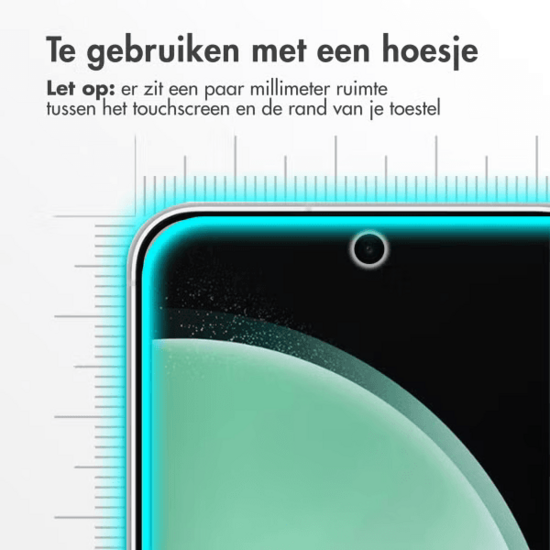 Accezz Gehard Glas Screenprotector 2-pack voor de Samsung Galaxy A56