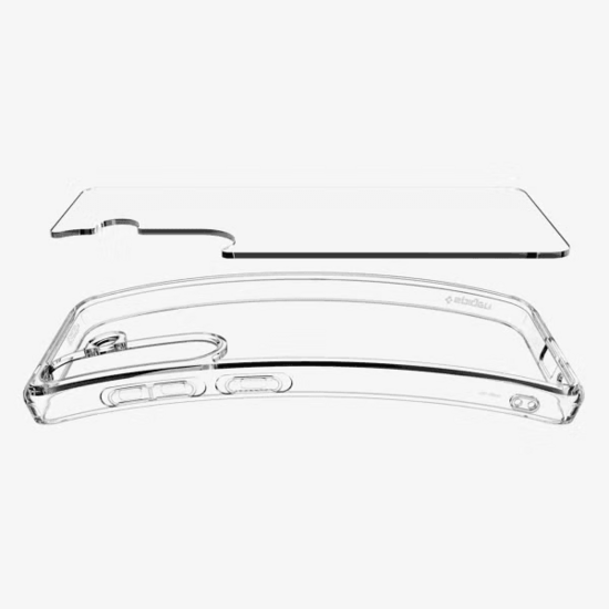 Spigen Ultra Hybrid Backcover voor de Samsung Galaxy S25 - Crystal Clear